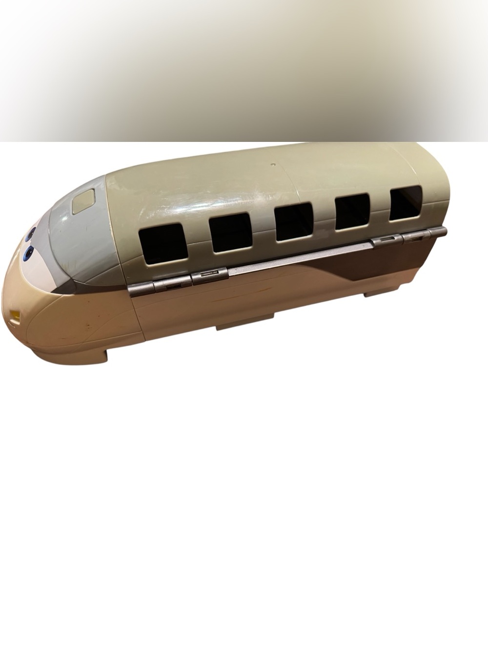 Disney Pixar Cars Quick Changers Race Deluxe Stephenson Spy Train Transporter